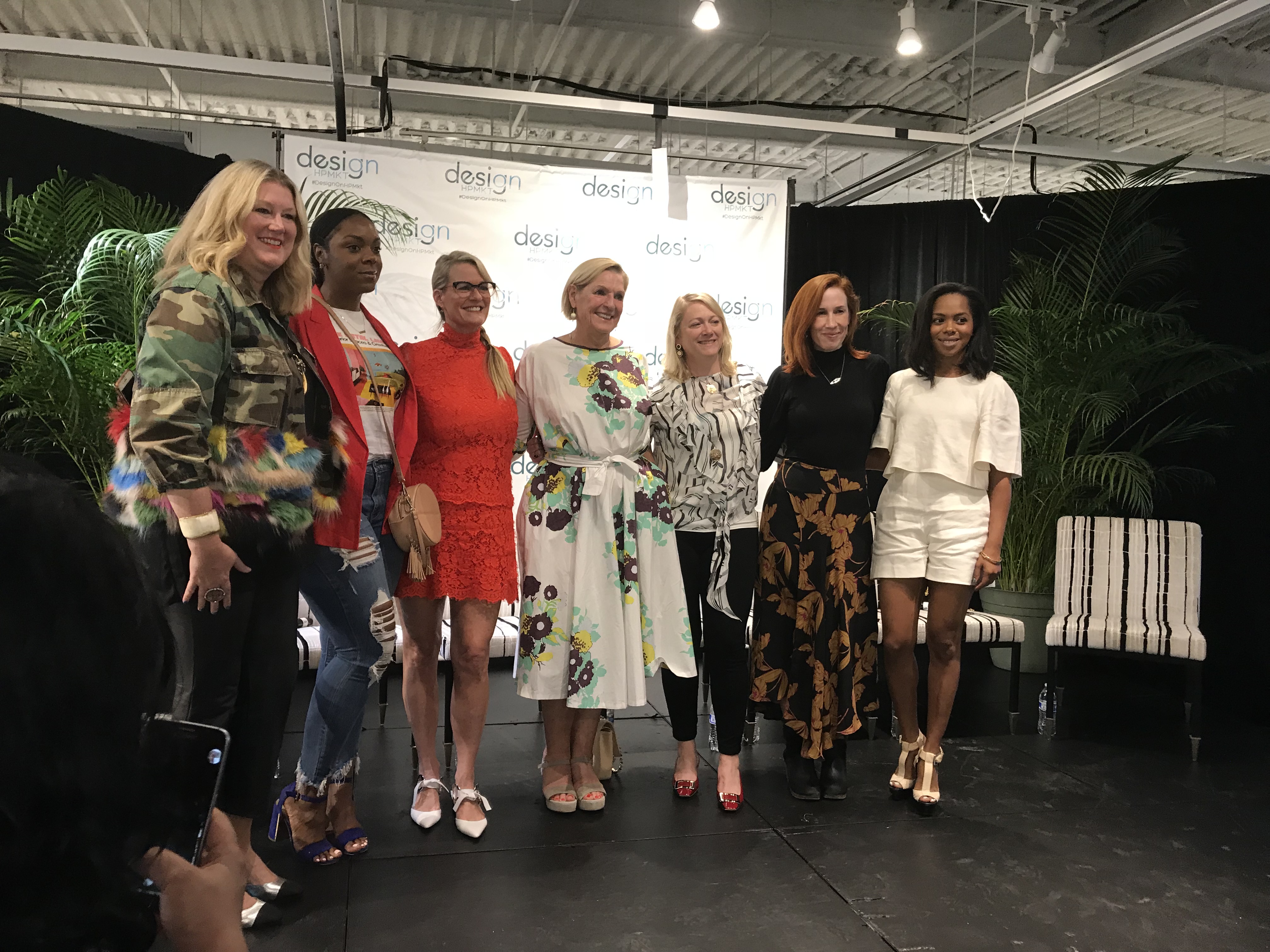 Fearless Design Panel moderated by Holly Hollingsworth Phillips with Mally Skok, Julia Buckingham, Jaimie Meares, Alison Mattison, Tavia Forbes and Monet Masters
